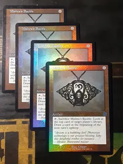 Mishra's Bauble Retro Frame FOIL x4 , The Brothers War , NM , MTG, FREE SHIPPING - Image 1