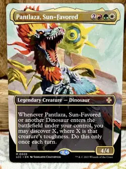Pantlaza, Sun-Favored Showcase MTG Jurassic World Collection REX - Image 1