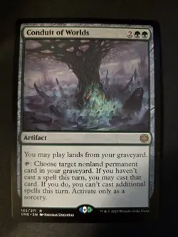 Conduit of Worlds NM Phyrexia: All Will Be One MTG FREE SHIPPING - Image 1
