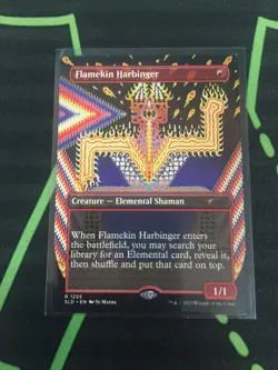 MTG Magic The Gathering Flamekin Harbinger Secret Lair Red Elemental Commander - Image 1