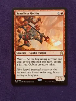 Searslicer Goblin NM RARE Foundations [FDN] MTG Regular - Image 1
