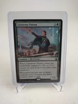 Generous Patron - Battlebond (BBD) MTG Magic the Gathering - NM+ Foil - Image 1