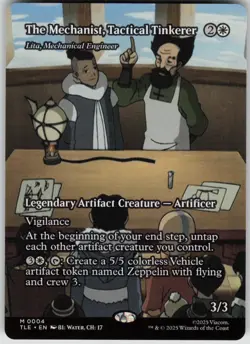 MTG The Mechanist Tactical Tinkerer Lita Mechanical Borderless Normal NM Avatar - Image 1