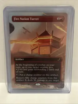 Fire Nation Turret (Borderless) - Avatar: The Last Airbender: Eternal(Non-Foil) - Image 1