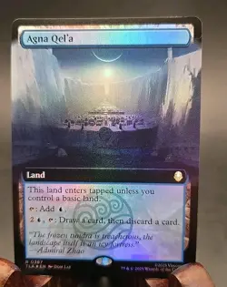 Agna Qel'a (Borderless) Avatar The Last Airbender MTG Foil Near Mint - Image 1
