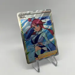 Pokemon TCG Skyla 72/72 Shining Fates Full Art Ultra Rare Trainer - Image 2