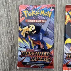 Pokemon: DESTINED RIVALS- Booster Pack Art Set - Set of 4 New Sealed Packs - Image 2