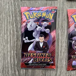 Pokemon: DESTINED RIVALS- Booster Pack Art Set - Set of 4 New Sealed Packs - Image 4