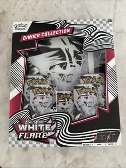 Pokemon TCG Scarlet & Violet White Flare Binder Collection BRAND NEW SEALED - Image 1