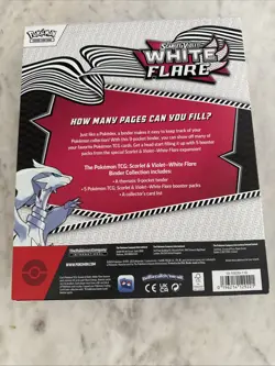 Pokemon TCG Scarlet & Violet White Flare Binder Collection BRAND NEW SEALED - Image 2