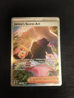 Pokemon TCG Janine's Secret Art 173/131 Sv: Prismatic Evolutions SIR NM/M - Image 1