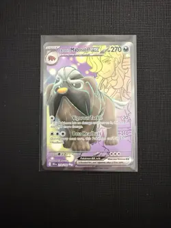 Arven's Mabosstiff ex - Ultra Rare SV10: Destined Rivals 218/182 NM Pokemon - Image 1
