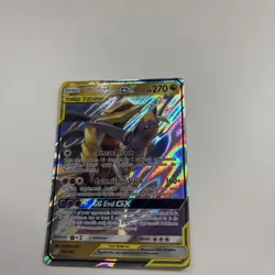 Pokemon TCG: Garchomp Giratina Tag Team GX Unified Minds Holo Ultra 146 M - Image 1