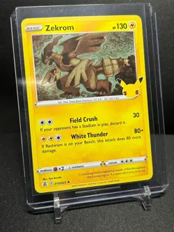 Zekrom 010/025 Holo Rare Pokemon 2021 Celebrations NM - Image 1