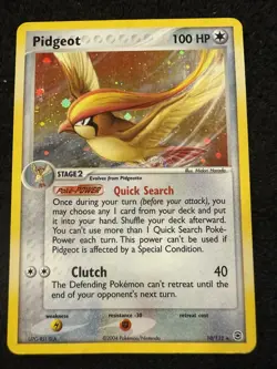 Pokemon Pidgeot Holo 10/112 from Fire Red Leaf Green in MP condition! - Image 1