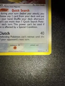 Pokemon Pidgeot Holo 10/112 from Fire Red Leaf Green in MP condition! - Image 4