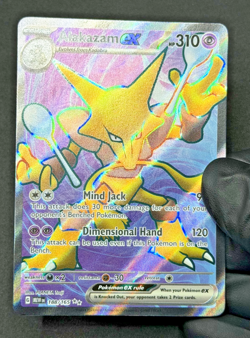 2023 TCG Pokemon #188 Alakazam ex 188/165 Ultra Rare Holo Full Art S&V 151 - Image 2