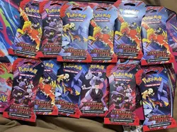 Pokemon TCG Destined Rivals Booster Hanger Packs New Sealed- Lot Of 12 - Image 4