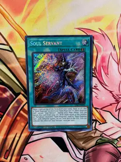 YUGIOH Soul Servant Secret Rare LDS3-EN095 - Image 1
