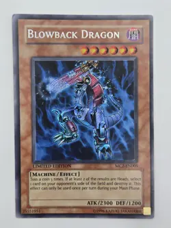 Blowback Dragon MC2-EN005 Secret Rare Limited Edition NM Yugioh - Image 1