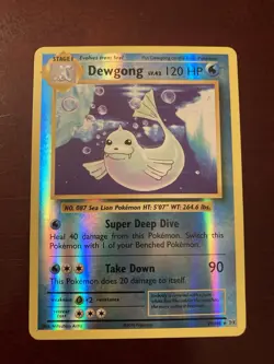 Dewgong 29/108 XY - Evolutions Reverse Holo Rare Pokemon TCG Card - Image 1