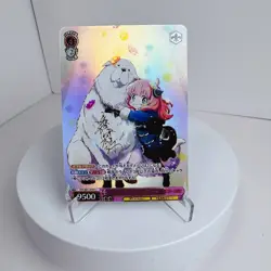 Spy Family Doujin Card Anya Goddess Waifu Custom Holo DIY - Image 1