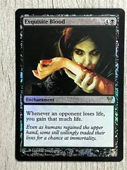 MTG Exquisite Blood Near Mint Foil Avacyn Restored - Image 1