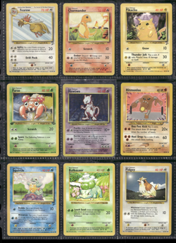 Vtg Pokemon Card Collection Lot Base Set Starters 1st Edition Binder Holo WOTC - Image 1