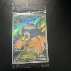 Pokemon TCG Snorlax 151 Promo Card Sealed - Image 1