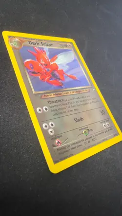 Dark Scizor 9/105 Pokemon Neo Destiny Swirl Holo Rare Card WOTC LP #9 - Image 4