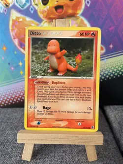 2005 Ditto (Charmander) 37/113 Ex Delta Species Pokemon TCG Card HP MP Condition - Image 1