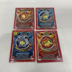Lot of 8 VERY RARE Pokemon Battle Stadium Thinkchip Cards NO DUPES w/ Pikachu - Image 3