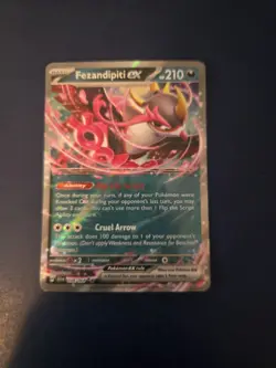 Fezandipity ex 038/064 Shrouded Fable Pokemon Card TCG - NM Double Rare - Image 1