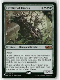 Cavalier of Thorns 167/280 Near Mint MTG The List - Wilds of Eldraine Magic - Image 1