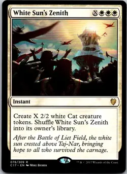 Magic the Gathering White Sun's Zenith Commander 2017 MTG Free Shipping! - Image 1