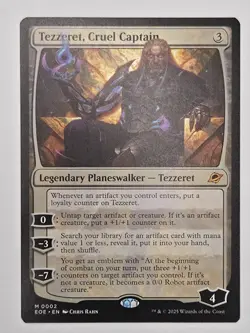 Tezzeret, Cruel Captain Edge of Eternities Regular - Image 1