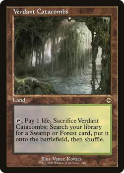 1x Verdant Catacombs Retro Border (Modern Horizons 2) - Image 1