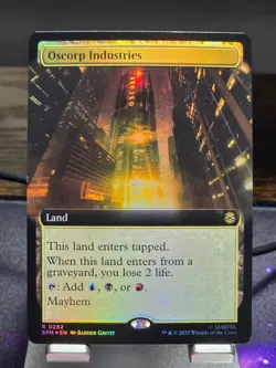 MTG - Oscorp Industries (0282) Rare FOIL (Extended Art) - MARVEL'S SPIDER-MAN - Image 1