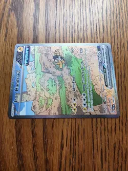 Pokemon Iron Hands EX TCG Full Alternative Art Holo Card #248/182 Paradox Rift - Image 2
