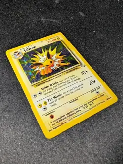 Jolteon Jungle Holo Rare HP+ Vintage Pokemon - Image 2