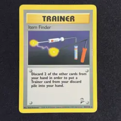 Item Finder 103/130 Rare Base Set 2 WOTC 2000 Pokemon Vintage English LP+ - Image 1