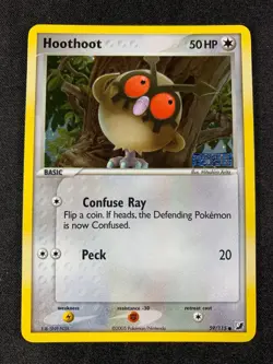 Pokemon - Hoothoot 59/115 Stamped - Ex Unseen Forces - Holo Reverse ENG - Image 1