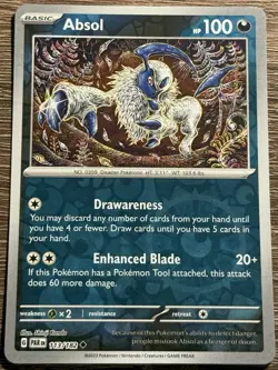 Absol Uncommon Reverse Holo Pokemon TCG Paradox Rift 113/182 NM/M (L) - Image 1