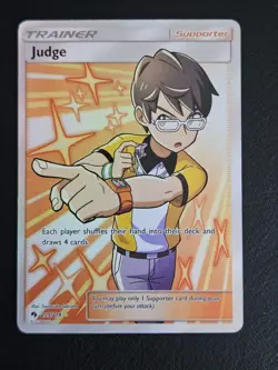 Judge - 209/214 - Pokemon Lost Thunder Sun & Moon Full Art Ultra Rare Card VLP - Image 2