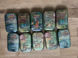 Pokemon 10x Kanto Friends Mini Tins OVP Sealed - Image 1
