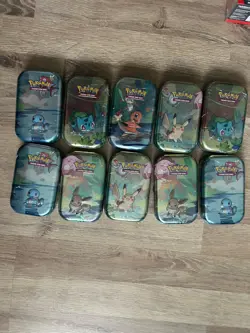 Pokemon 10x Kanto Friends Mini Tins OVP Sealed - Image 2