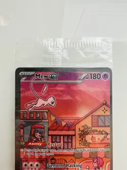 Mew ex SVP 053 Pokemon TCG Scarlet Violet 151 Black Star Promo Full Art SEALED - Image 2