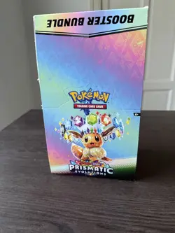 Pokemon TCG Prismatic Evolutions Booster Bundle x10 Display Case - Image 1
