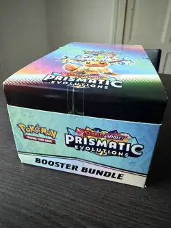 Pokemon TCG Prismatic Evolutions Booster Bundle x10 Display Case - Image 3