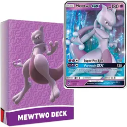 Pokemon Mewtwo Battle Academy Deck Mewtwo GX 31/68 Holo Mew Espeon - Image 1
